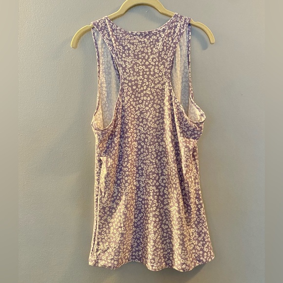 NWT Purple floral tank top - Picture 5 of 6
